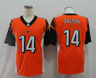 Men's Cincinnati Bengals #14 Andy Dalton Orange 2017 Vapor Untouchable Stitched NFL Nike Limited Jersey