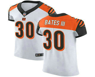 Men's Cincinnati Bengals #30 Jessie Bates III White 2018 Vapor Untouchable Stitched NFL Nike Elite Jersey