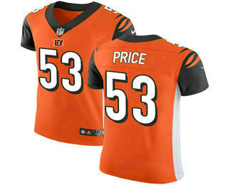 Men's Cincinnati Bengals #53 Billy Price Orange 2018 Vapor Untouchable Stitched NFL Nike Elite Jersey