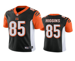 Men's Cincinnati Bengals #85 Tee Higgins Black 2020 NFL Draft Vapor Limited Jersey