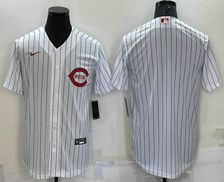 Men's Cincinnati Reds Blank 2022 White Field of Dreams Stitched Baseball Jersey