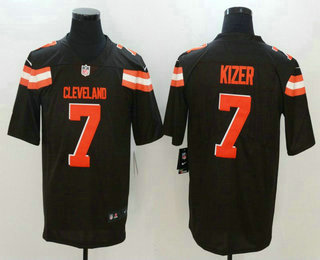 Men's Cleveland Browns #7 DeShone Kizer Brown 2017 Vapor Untouchable Stitched NFL Nike Limited Jersey