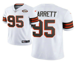 Men's Cleveland Browns #95 Myles Garrett 1946 Vapor Stitched Football Jersey