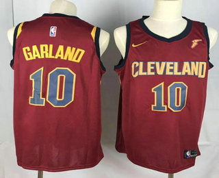 Men's Cleveland Cavaliers #10 Darius Garland Red 2019 Nike Swingman Goodyear Stitched NBA Jersey