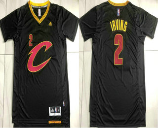 Men's Cleveland Cavaliers #2 Kyrie Irving Revolution 30 AU 2016 New Navy Blue Short-Sleeved Jersey