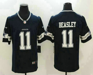 Men's Dallas Cowboys #11 Cole Beasley Navy Blue 2017 Vapor Untouchable Stitched NFL Nike Limited Jersey