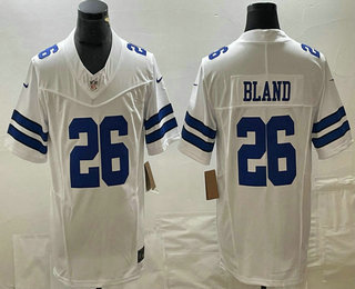 Men's Dallas Cowboys #26 DaRon Bland White 2023 FUSE Vapor Limited Stitched Jersey
