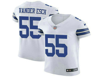 Men's Dallas Cowboys #55 Leighton Vander Esch White 2018 Vapor Untouchable Stitched NFL Nike Elite Jersey