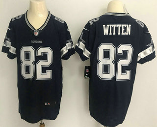 Men's Dallas Cowboys #82 Jason Witten Navy Blue 2017 Vapor Untouchable Stitched NFL Nike Elite Jersey