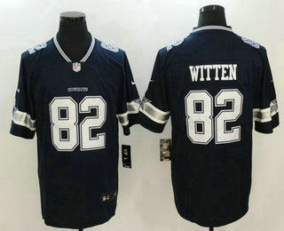 Men's Dallas Cowboys #82 Jason Witten Navy Blue 2017 Vapor Untouchable Stitched NFL Nike Limited Jersey