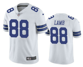 Men's Dallas Cowboys #88 CeeDee Lamb White 2020 NEW Vapor Untouchable Stitched NFL Nike Limited Jersey