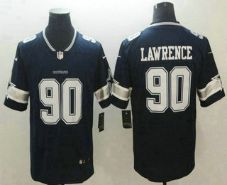 Men's Dallas Cowboys #90 Demarcus Lawrence Navy Blue 2017 Vapor Untouchable Stitched NFL Nike Limited Jersey