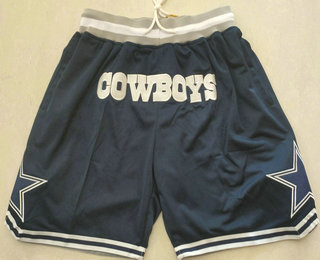 Men's Dallas Cowboys Navy Blue Just Don Shorts