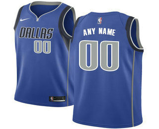 Men's Dallas Mavericks Nike Royal Swingman Custom Jersey - Icon Edition