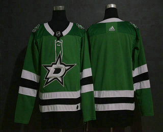 Men's Dallas Stars Blank Green Drift Fashion Adidas Stitched NHL Jersey