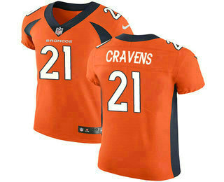 Men's Denver Broncos #21 Su'a Cravens Orange 2017 Vapor Untouchable Stitched NFL Nike Elite Jersey