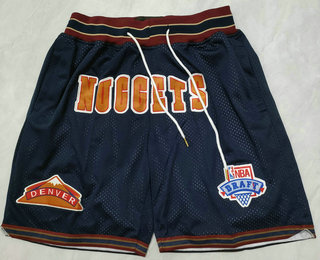 Men's Denver Nuggets Black Just Don Shorts