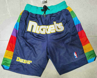 Men's Denver Nuggets Navy Blue Just Don Swingman Shorts