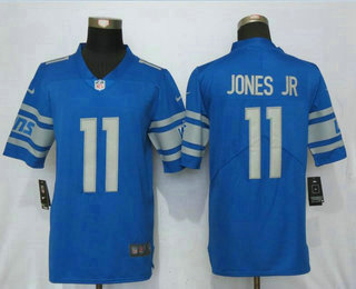 Men's Detroit Lions #11 Marvin Jones Jr Royal Blue Team Color 2017 Vapor Untouchable Stitched NFL Nike Limited Jersey