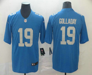 Men's Detroit Lions #19 Kenny Golladay Light Blue 2017 Vapor Untouchable Stitched NFL Nike Limited Jersey