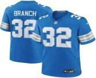 Men's Detroit Lions #32 Brian Branch Limited Blue Vapor Jersey