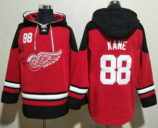 Men's Detroit Red Wings #88 Patrick Kane Red 2024 Stitched Jersey