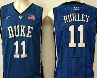 Men's Duke Blue Devils #11 Bobby Hurley Royal Blue College Basketball Stitched Nike Swingman Jersey