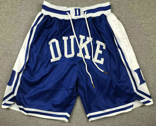 Men's Duke Blue Devils Blue Just Don Shorts