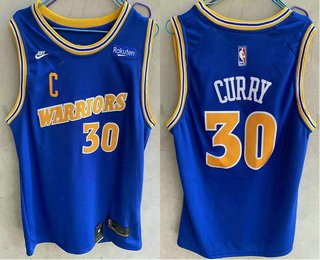 Men's Golden State Warriors #30 Stephen Curry 2023 Blue Stitched Basketball Jersey