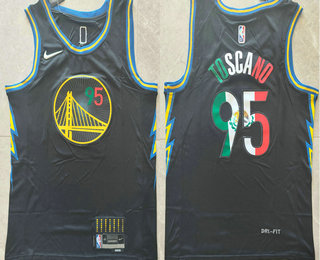 Men's Golden State Warriors #95 Juan Toscano Anderson Royal Blue 2022 Slam Dunk Special Mexico Edition Jersey