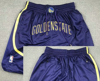 Men's Golden State Warriors Blue Statement Just Don Shorts