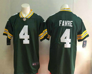 Men's Green Bay Packers #4 Brett Favre Green 2018 Vapor Untouchable Stitched NFL Nike Limited Jersey