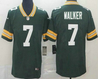 Men's Green Bay Packers #7 Quay Walker Green 2021 Vapor Untouchable Stitched NFL Nike Limited Jersey