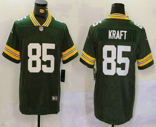 Men's Green Bay Packers #85 Tucker Kraft Green Vapor Untouchable Stitched Jersey