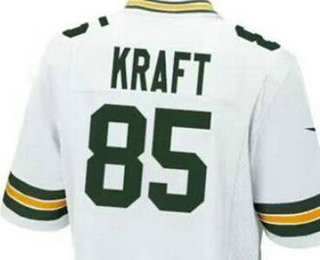 Men's Green Bay Packers #85 Tucker Kraft Limited White Vapor Jersey