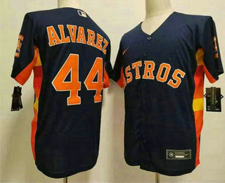 Men's Houston Astros #44 Yordan Alvarez Navy Blue Stitched MLB Cool Base Nike Jersey 01