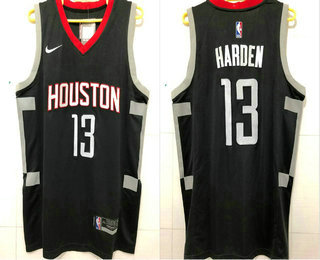 Men's Houston Rockets #13 James Harden New Black 2017-2018 Nike AU Stitched NBA Jersey