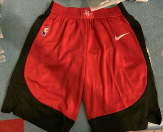 Men's Houston Rockets New Red 2019 Nike Swingman Stitched NBA Shorts