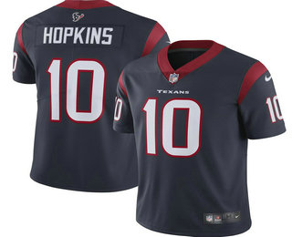 Men's Houston Texans #10 DeAndre Hopkins Navy Blue NEW 2019 Vapor Untouchable Stitched NFL Nike Limited Jersey