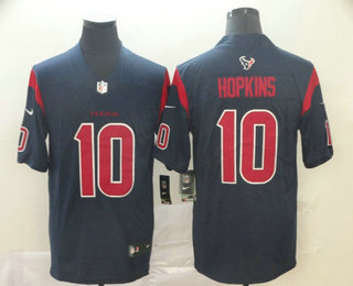 Men's Houston Texans #10 DeAndre Hopkins Navy Blue New 2019 Color Rush Stitched NFL Nike Limited Jersey