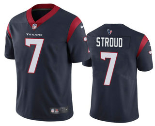 Men's Houston Texans #7 CJ Stroud Navy Vapor Untouchable Stitched Football Jersey