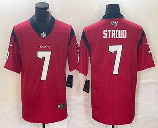 Men's Houston Texans #7 CJ Stroud Red 2022 Vapor Untouchable Stitched Nike Limited Jersey