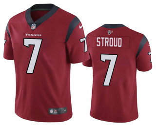 Men's Houston Texans #7 CJ Stroud Red Vapor Untouchable Stitched Football Jersey