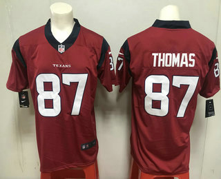 Men's Houston Texans #87 Demaryius Thomas Red 2017 Vapor Untouchable Stitched NFL Nike Limited Jersey