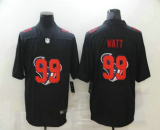 Men's Houston Texans #99 J.J. Watt Black 2020 Shadow Logo Vapor Untouchable Stitched NFL Nike Limited Jersey