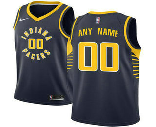 Men's Indiana Pacers Nike Navy Swingman Custom Jersey - Icon Edition