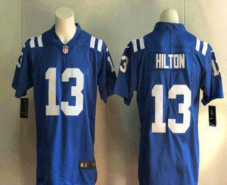 Men's Indianapolis Colts #13 T.Y. Hilton Royal Blue 2017 Vapor Untouchable Stitched NFL Nike Limited Jersey