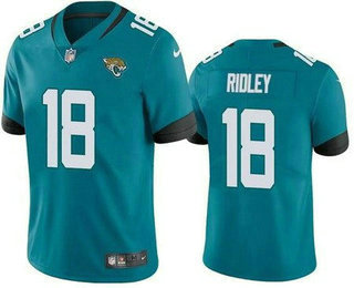 Men's Jacksonville Jaguars #18 Calvin Ridley Limited Green Vapor Jersey