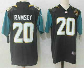 Men's Jacksonville Jaguars #20 Jalen Ramsey Black 2017 Vapor Untouchable Stitched NFL Nike Limited Jersey