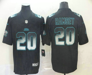 Men's Jacksonville Jaguars #20 Jalen Ramsey Black 2019 Vapor Smoke Fashion Stitched NFL Nike Limited Jersey